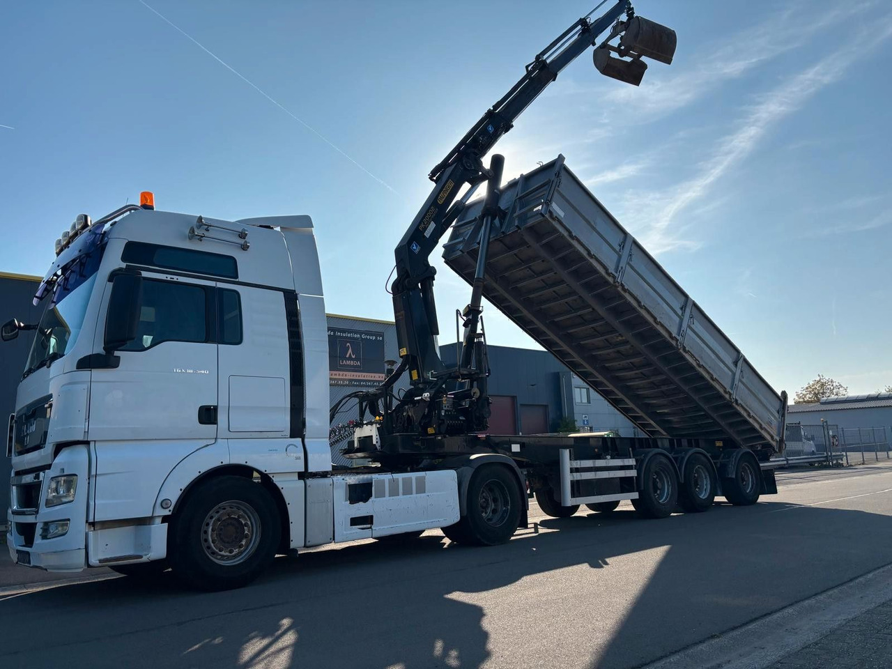 MAN TGX 18.540. Kipper + Kran PK20002. - Камион с кран: снимка 1 MAN TGX 18.540. Kipper + Kran PK20002. - Камион с кран: снимка 1