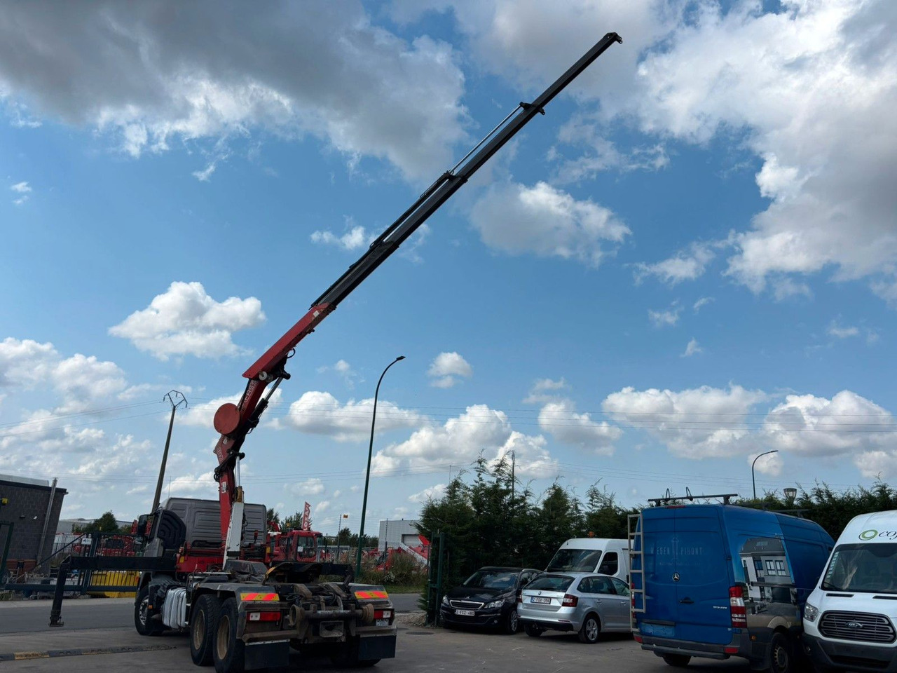 Volvo 6x4. Fassi F195A. Abroll. Funk. Tempomat. - Мултилифт с кука камион, Камион с кран: снимка 3 Volvo 6x4. Fassi F195A. Abroll. Funk. Tempomat. - Мултилифт с кука камион, Камион с кран: снимка 3