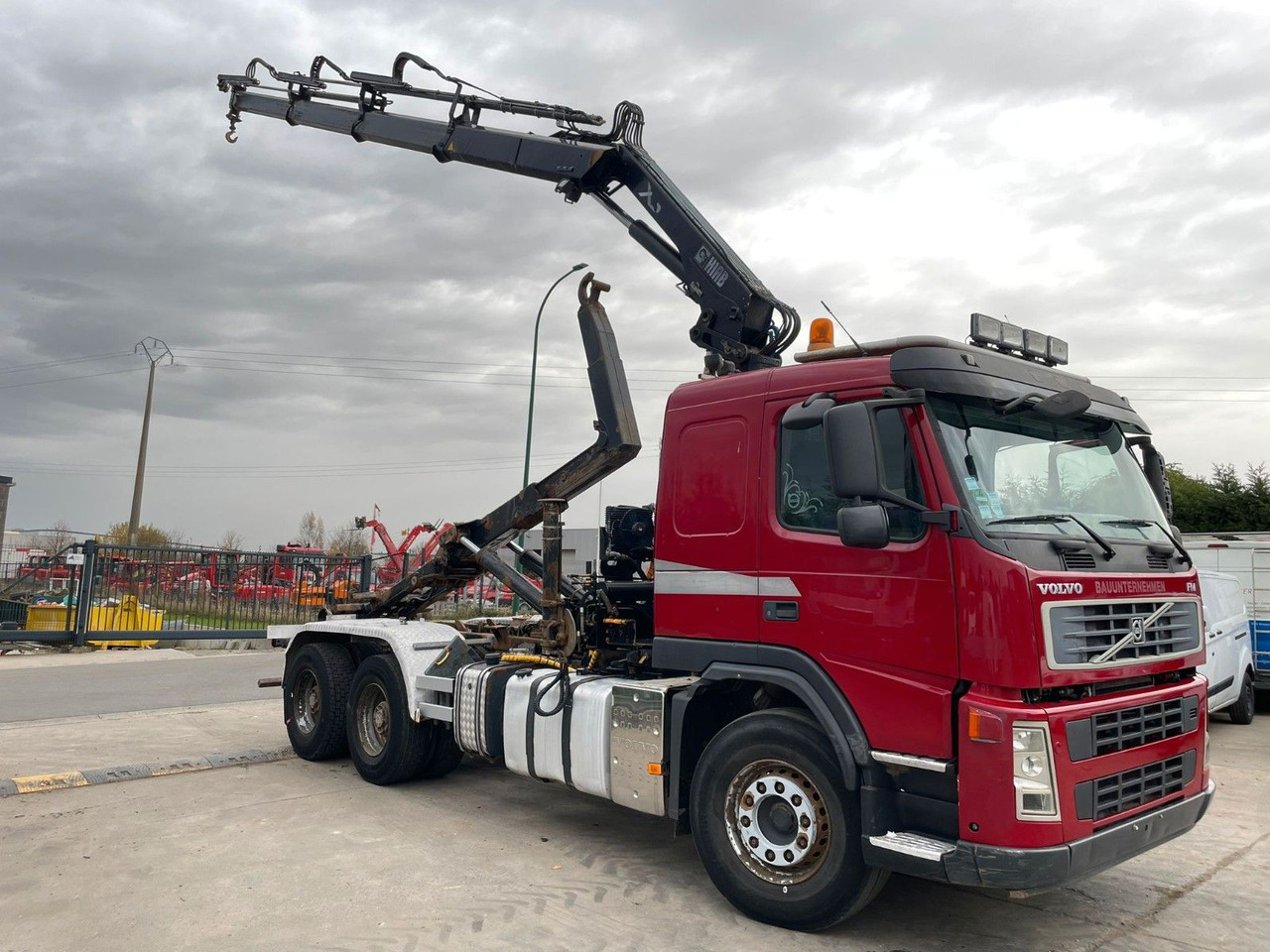Volvo FM12-400. 6X4. HIAB 166. Klima. EU5. - Мултилифт с кука камион: снимка 1 Volvo FM12-400. 6X4. HIAB 166. Klima. EU5. - Мултилифт с кука камион: снимка 1