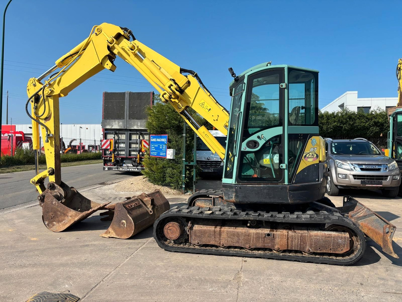 Yanmar B7 Sigma. 3 Löffel. - Мини багер: снимка 2 Yanmar B7 Sigma. 3 Löffel. - Мини багер: снимка 2