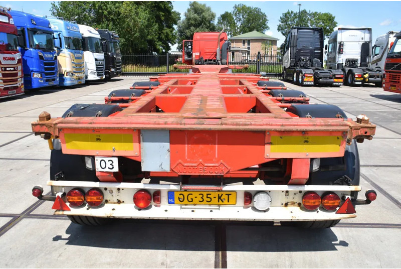 Nooteboom containerchassis - LIFT AXLE - DISC BRAKES - BPW AXLES - 2 x EXTENDABLE - - Контейнеровоз/ Сменна каросерия полуремарке: снимка 3 Nooteboom containerchassis - LIFT AXLE - DISC BRAKES - BPW AXLES - 2 x EXTENDABLE - - Контейнеровоз/ Сменна каросерия полуремарке: снимка 3
