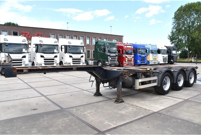 Pacton T3-010 - 2 x LIFT AXLE - BPW AXLES - DRUM BRAKES - 2 x EXTENDABLE - - Контейнеровоз/ Сменна каросерия полуремарке: снимка 1 Pacton T3-010 - 2 x LIFT AXLE - BPW AXLES - DRUM BRAKES - 2 x EXTENDABLE - - Контейнеровоз/ Сменна каросерия полуремарке: снимка 1