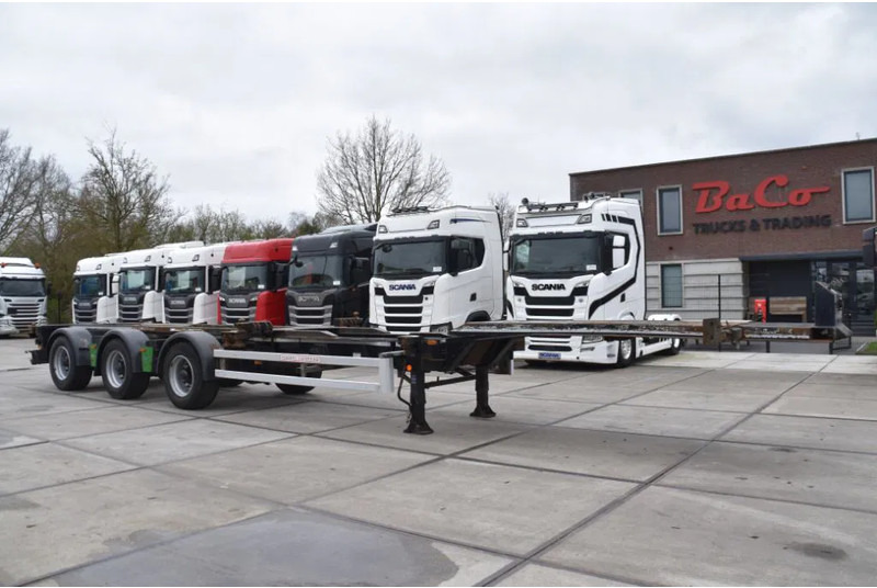 Renders ROC 16.27 CC - X STEERING - BPW AXLES - DISC BRAKES - - Контейнеровоз/ Сменна каросерия полуремарке: снимка 1 Renders ROC 16.27 CC - X STEERING - BPW AXLES - DISC BRAKES - - Контейнеровоз/ Сменна каросерия полуремарке: снимка 1