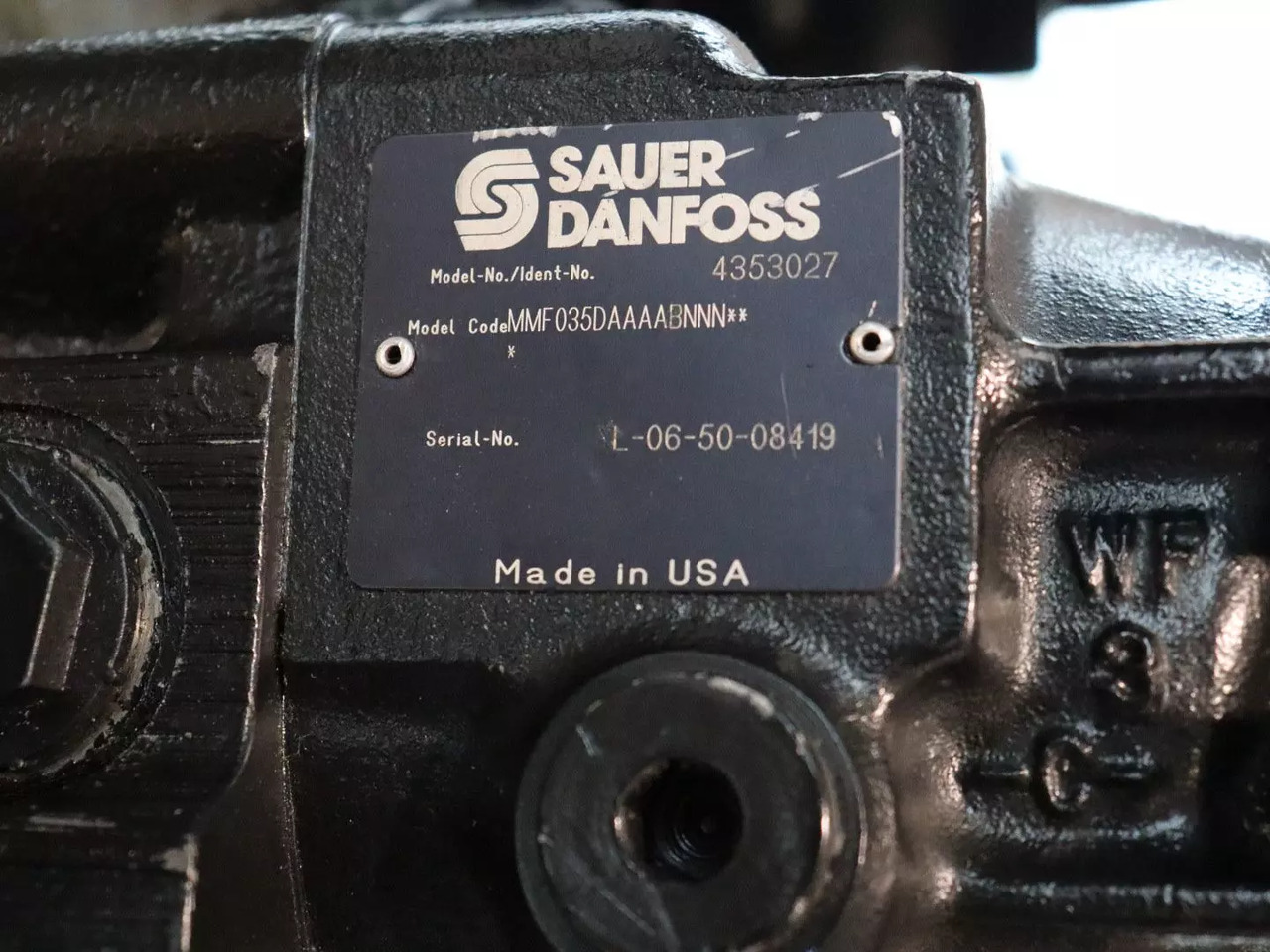 DANFOSS / SAUER MMF035D-AA-AAB-NNN - Хидравличен мотор за Строителна техника: снимка 3 DANFOSS / SAUER MMF035D-AA-AAB-NNN - Хидравличен мотор за Строителна техника: снимка 3