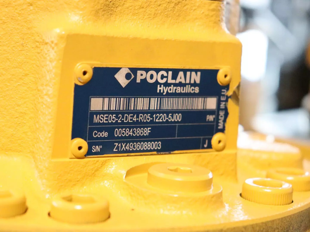 POCLAIN MSE05-2-DE4-R05-1220-5J00 - Хидравличен мотор за Строителна техника: снимка 4 POCLAIN MSE05-2-DE4-R05-1220-5J00 - Хидравличен мотор за Строителна техника: снимка 4