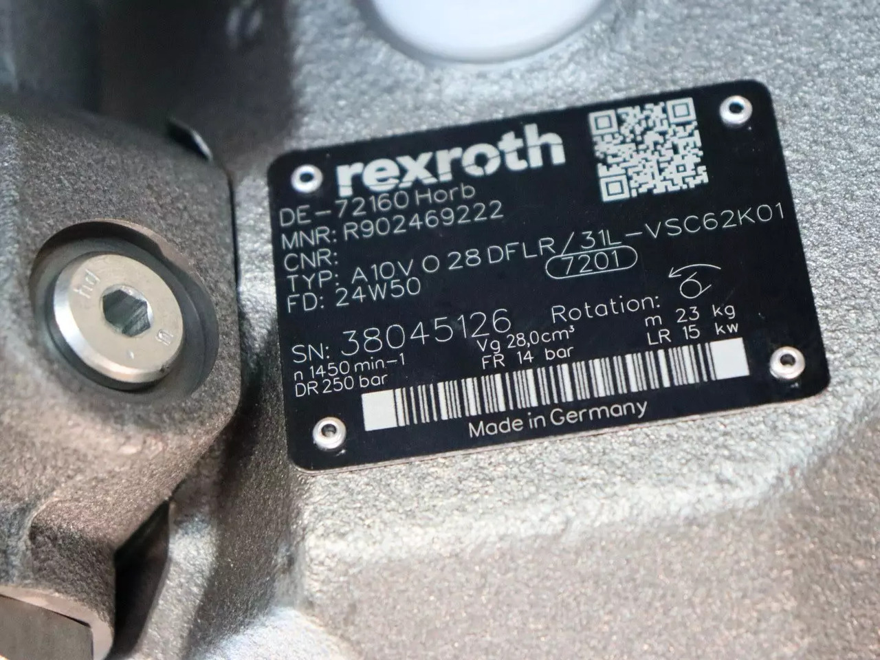 REXROTH A10VO28DFLR/31L-VSC62K01 - Хидравлична помпа за Подемно-транспортна техника: снимка 5 REXROTH A10VO28DFLR/31L-VSC62K01 - Хидравлична помпа за Подемно-транспортна техника: снимка 5
