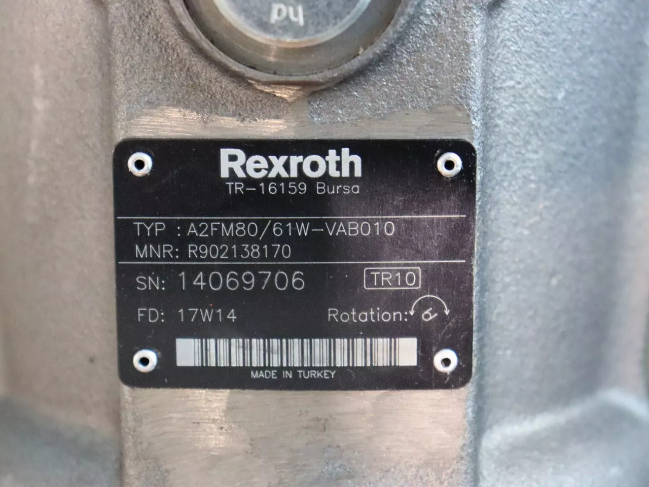 REXROTH A2FM80/61W-VAB010 - Хидравличен мотор за Подемно-транспортна техника: снимка 3 REXROTH A2FM80/61W-VAB010 - Хидравличен мотор за Подемно-транспортна техника: снимка 3