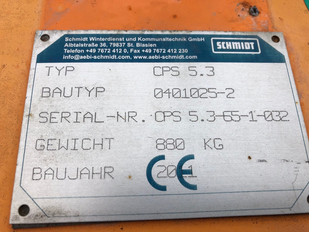 SCHMIDT Side snow plow CPS 5.3 - Роторен снегорин за Камион: снимка 5 SCHMIDT Side snow plow CPS 5.3 - Роторен снегорин за Камион: снимка 5