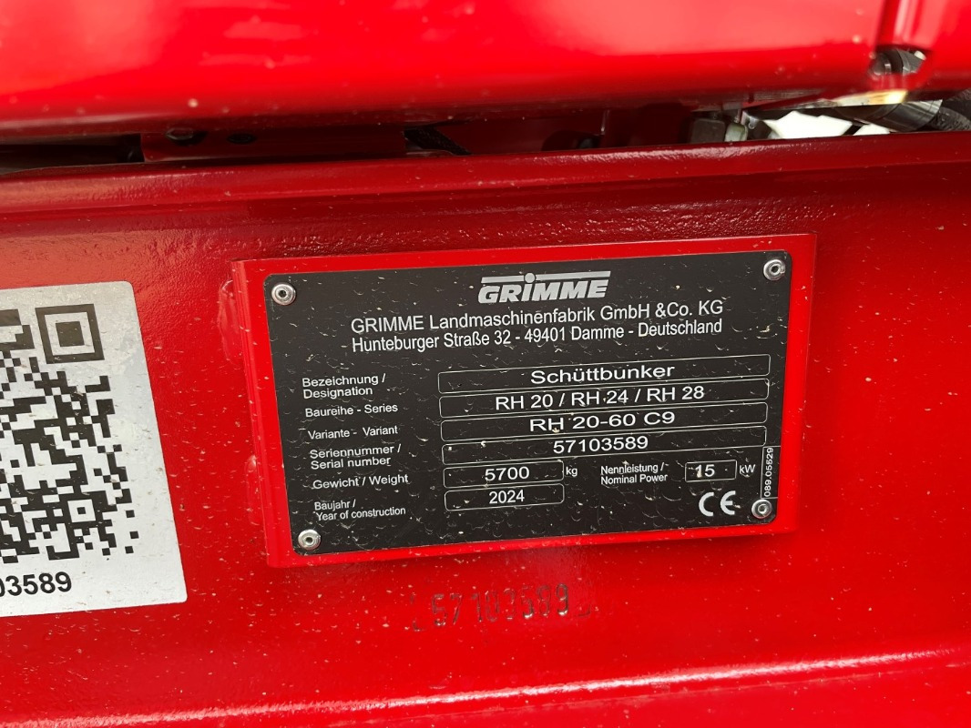 Grimme RH 20-60 C9 - Rental - Оборудване за съхранение: снимка 2 Grimme RH 20-60 C9 - Rental - Оборудване за съхранение: снимка 2