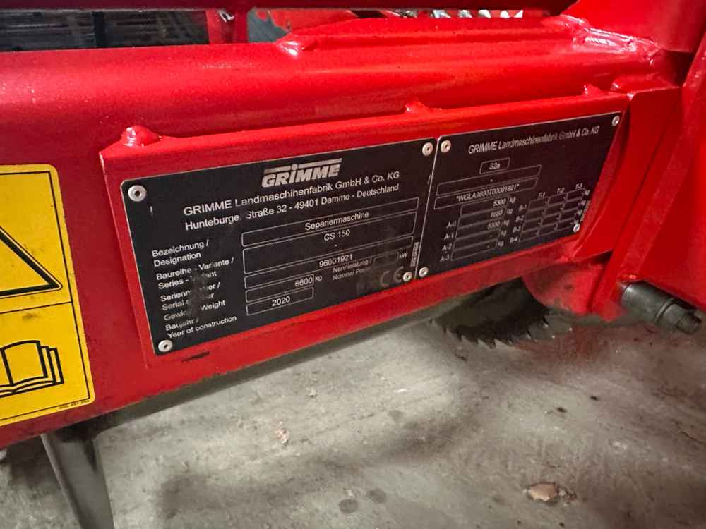 Grimme CS-150 CombiStar XL - Картофокомбайн: снимка 2 Grimme CS-150 CombiStar XL - Картофокомбайн: снимка 2