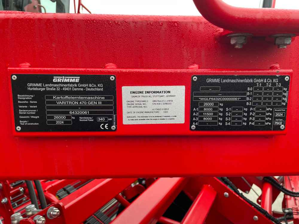 Grimme VARITRON 470 GEN III RS vario - Комбайн: снимка 3 Grimme VARITRON 470 GEN III RS vario - Комбайн: снимка 3