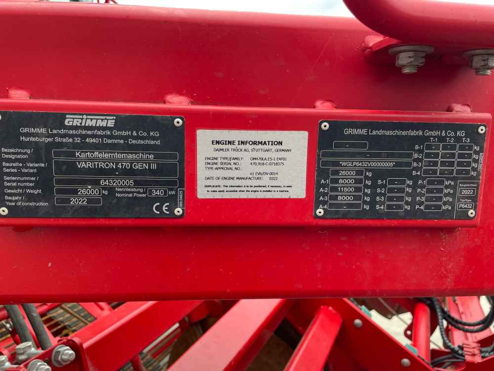 Grimme VARITRON 470 RS GEN III - Комбайн: снимка 3 Grimme VARITRON 470 RS GEN III - Комбайн: снимка 3