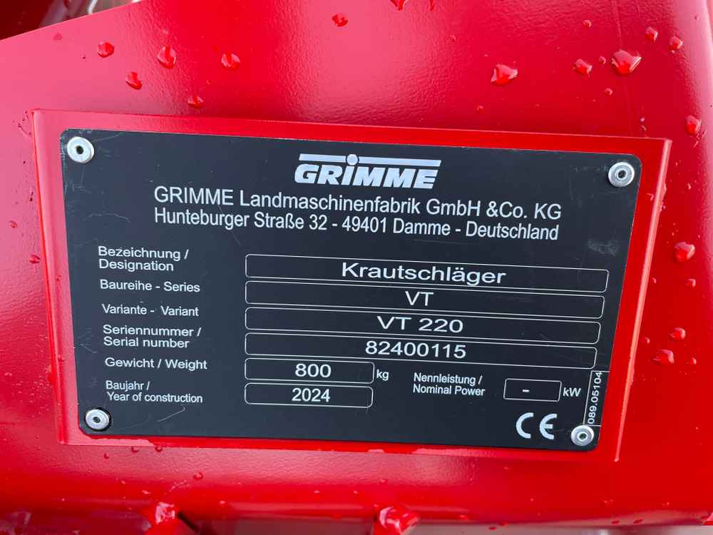 Grimme VT 220F - Машина за събиране на грозде: снимка 2 Grimme VT 220F - Машина за събиране на грозде: снимка 2
