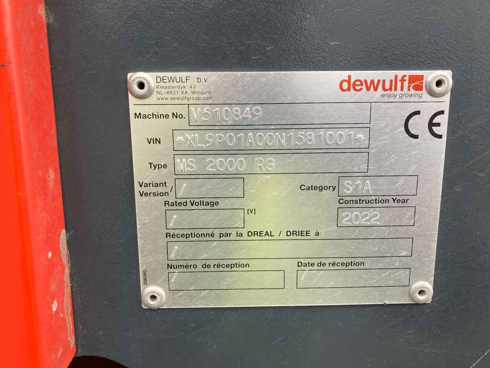 Dewulf Dewulf, MS 2000 RS, 2 Row, Trailed, Belt, Potato Planter - Комбайн: снимка 5 Dewulf Dewulf, MS 2000 RS, 2 Row, Trailed, Belt, Potato Planter - Комбайн: снимка 5