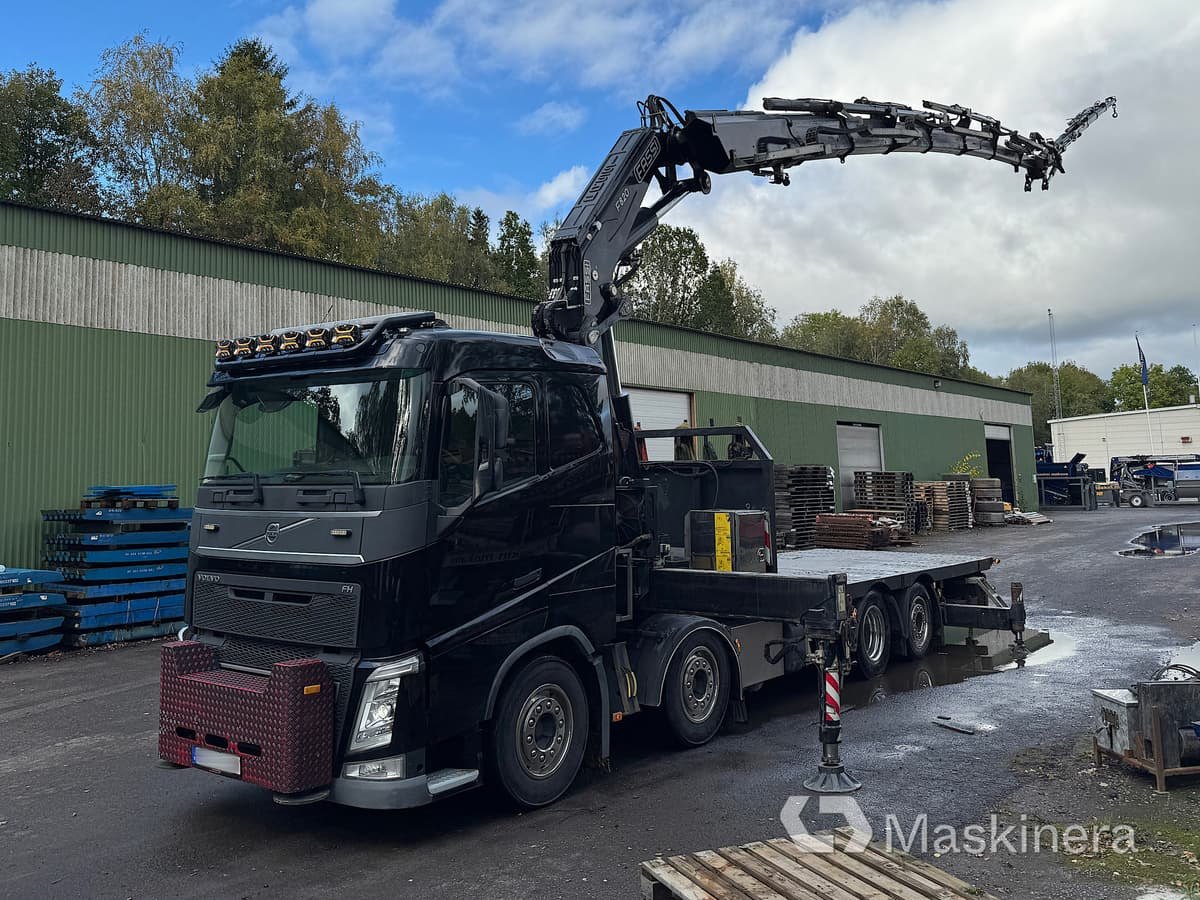 Bodbil Volvo FH 82F med Fassi F820 kran & jib - Бордови камион, Камион с кран: снимка 1 Bodbil Volvo FH 82F med Fassi F820 kran & jib - Бордови камион, Камион с кран: снимка 1