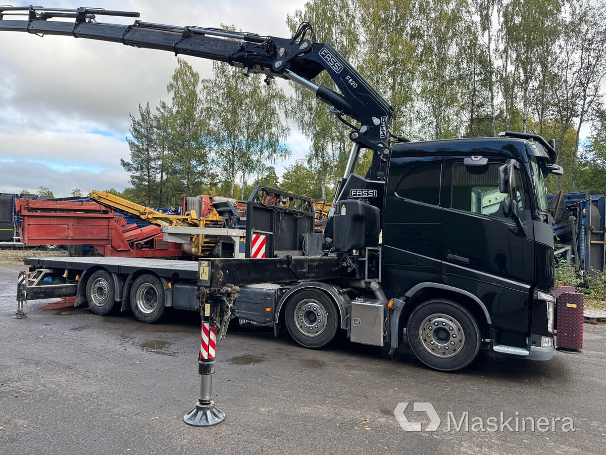 Bodbil Volvo FH 82F med Fassi F820 kran & jib - Бордови камион, Камион с кран: снимка 4 Bodbil Volvo FH 82F med Fassi F820 kran & jib - Бордови камион, Камион с кран: снимка 4