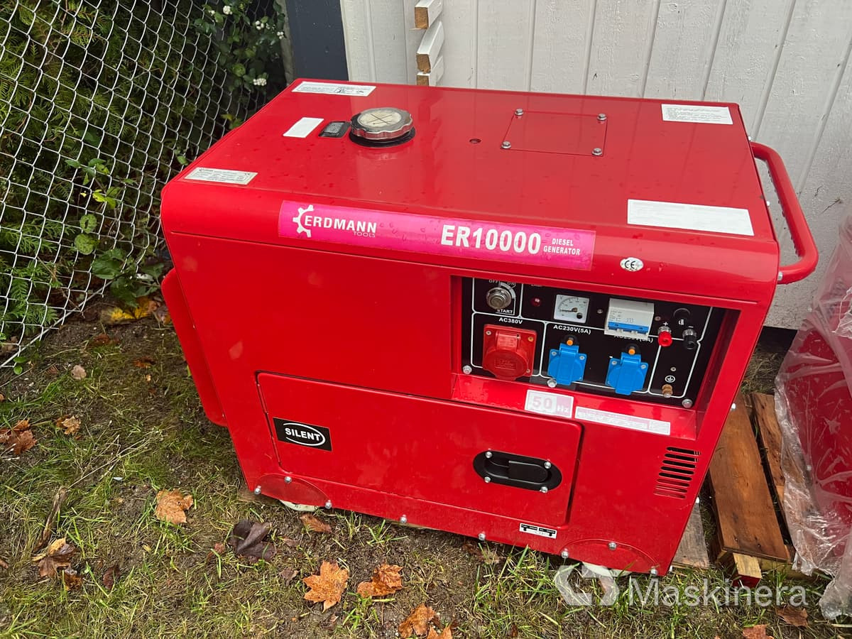 Elverk Erdmann ER10000 - Електрогенератор: снимка 1 Elverk Erdmann ER10000 - Електрогенератор: снимка 1