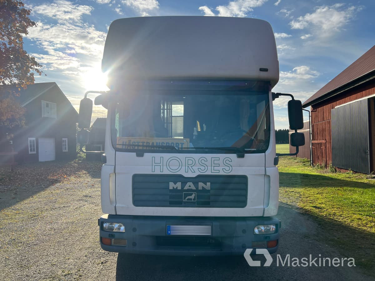 Hästlastbil MAN TGL 10.210 4X2 BL - Камион за коне: снимка 2 Hästlastbil MAN TGL 10.210 4X2 BL - Камион за коне: снимка 2