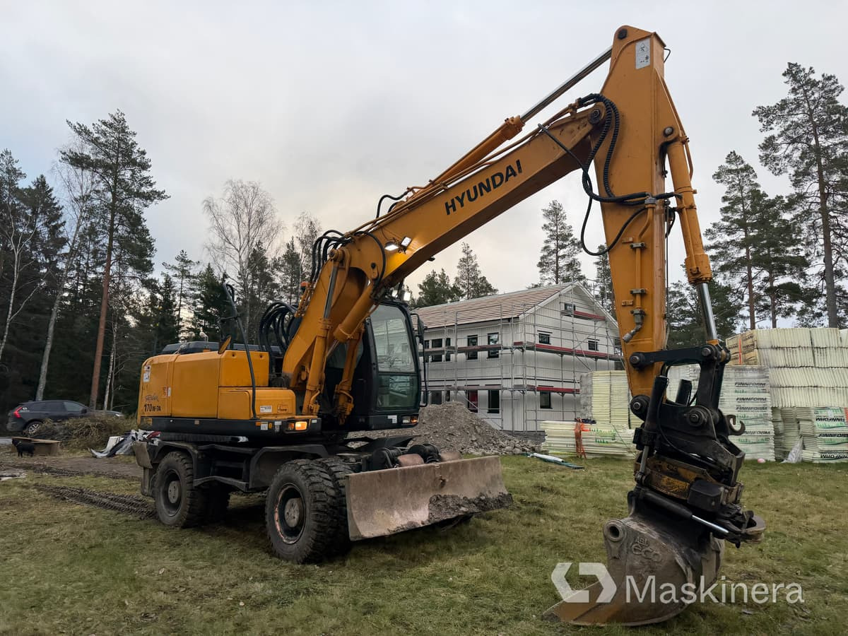 Hjulgrävare Hyundai Robex 170W-7A - Верижен багер: снимка 3 Hjulgrävare Hyundai Robex 170W-7A - Верижен багер: снимка 3