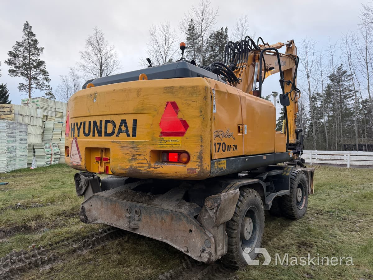 Hjulgrävare Hyundai Robex 170W-7A - Верижен багер: снимка 5 Hjulgrävare Hyundai Robex 170W-7A - Верижен багер: снимка 5