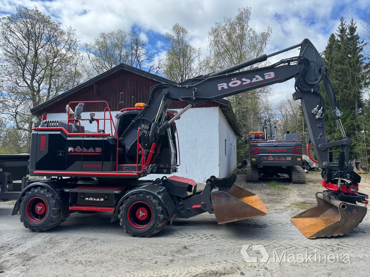 Hjulgrävare Volvo EW160E med kärra - Верижен багер: снимка 5 Hjulgrävare Volvo EW160E med kärra - Верижен багер: снимка 5