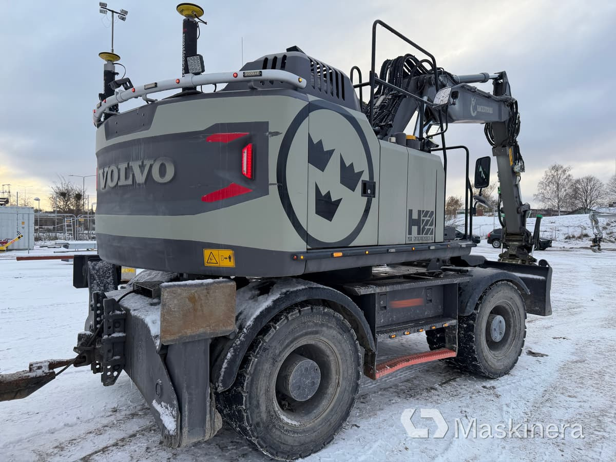 Hjulgrävare Volvo EW160E med tillbehör - Верижен багер: снимка 5 Hjulgrävare Volvo EW160E med tillbehör - Верижен багер: снимка 5