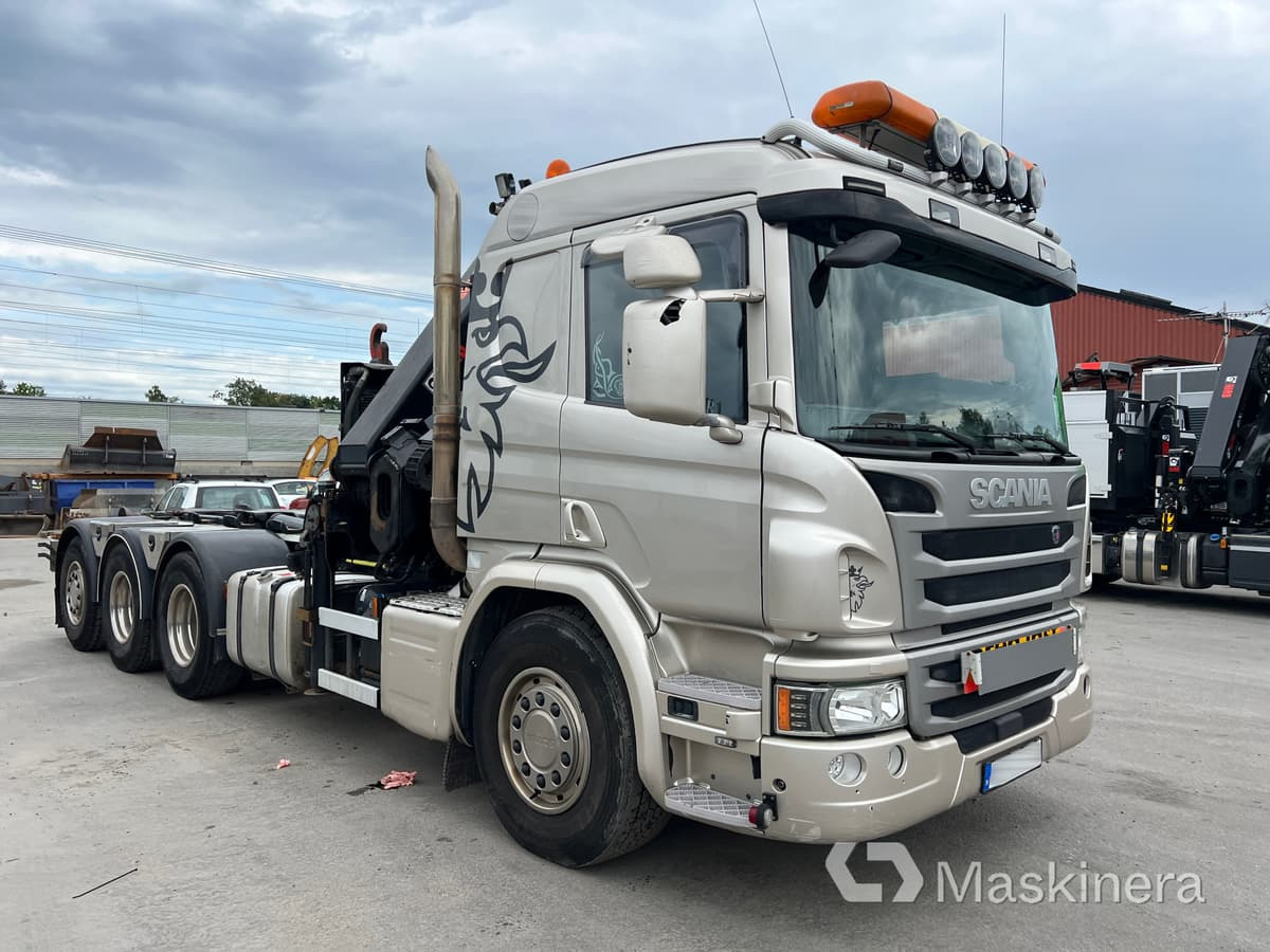 Kranväxlare Scania P410 8x4 - Мултилифт с кука камион, Камион с кран: снимка 3 Kranväxlare Scania P410 8x4 - Мултилифт с кука камион, Камион с кран: снимка 3