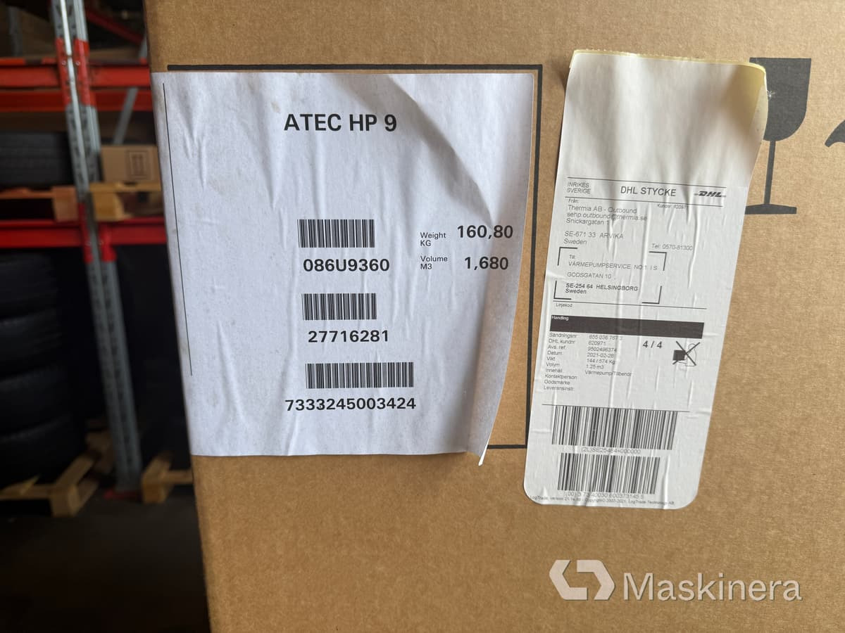 Luft Vatten - värmepump Thermia Atec Control Total 6-13 + HP 9 - Промишлена климатична техника: снимка 2 Luft Vatten - värmepump Thermia Atec Control Total 6-13 + HP 9 - Промишлена климатична техника: снимка 2
