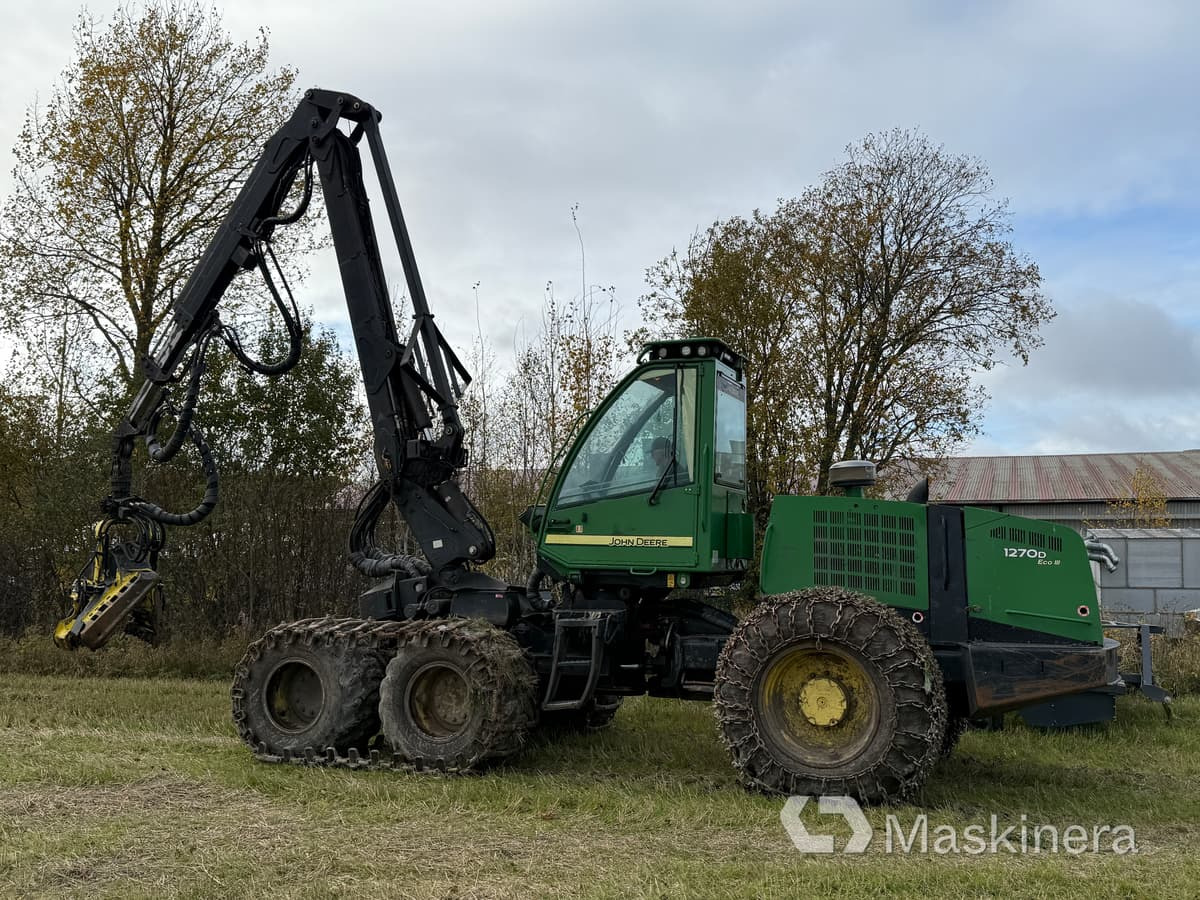Skördare John Deere 1270D ECO III - Харвестер: снимка 3 Skördare John Deere 1270D ECO III - Харвестер: снимка 3
