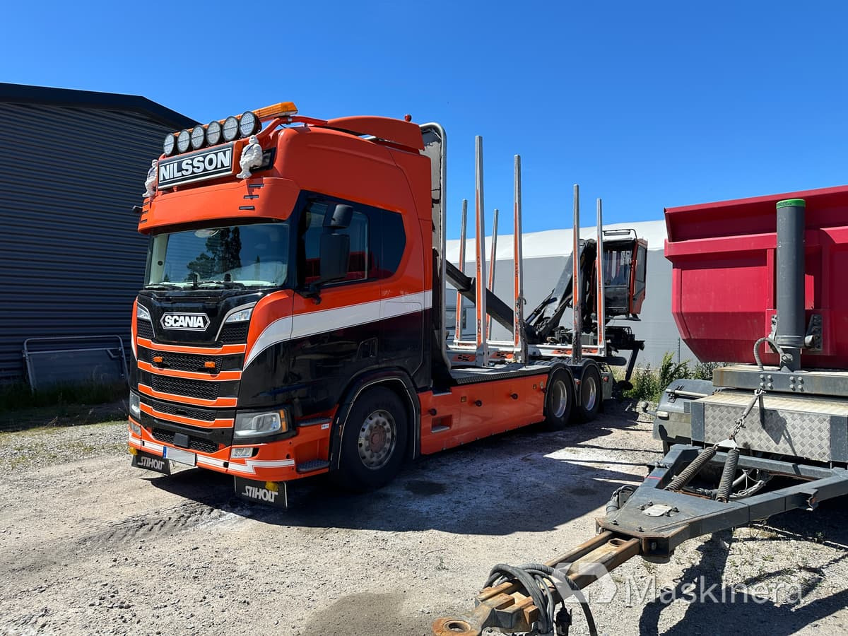 Timmerbil Scania R650B 6X4 NB - Камион за дърва: снимка 3 Timmerbil Scania R650B 6X4 NB - Камион за дърва: снимка 3