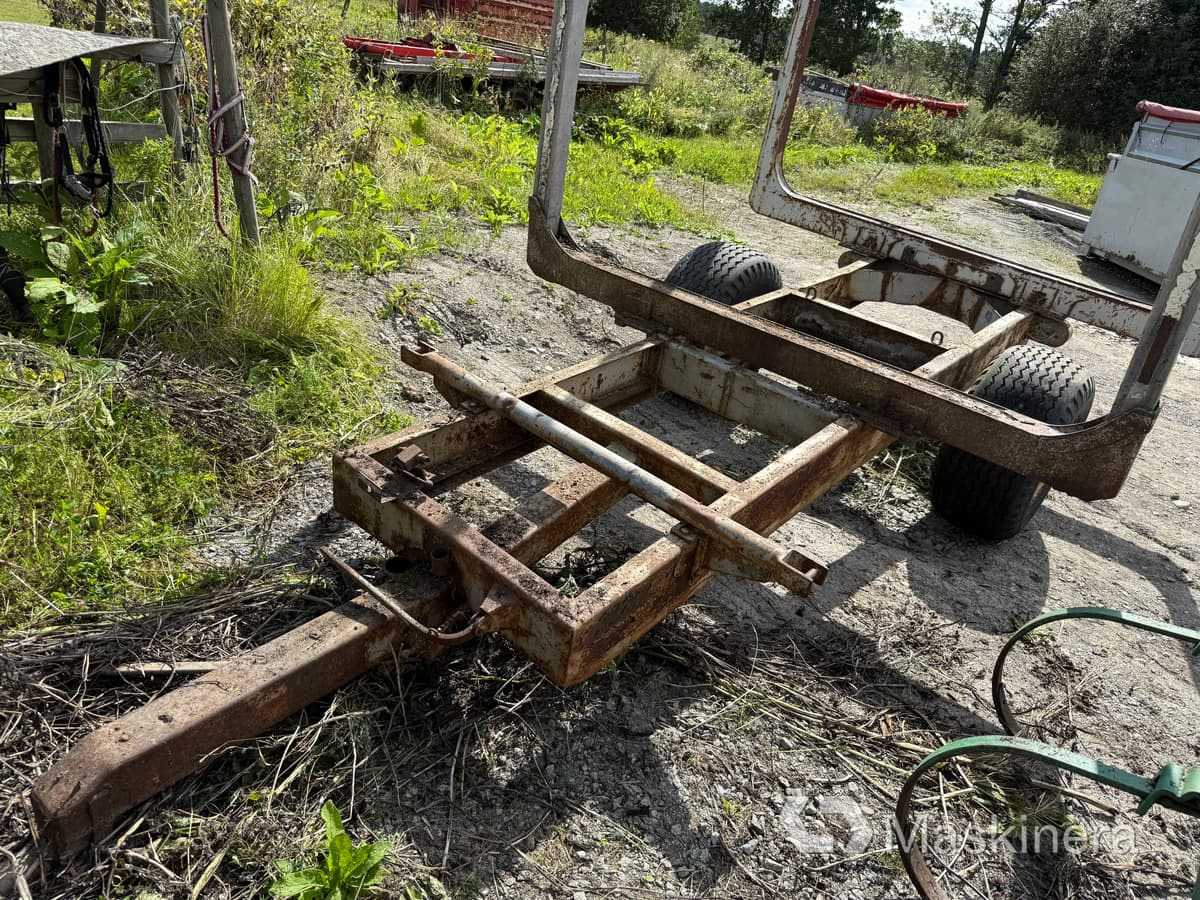 Timmervagn till traktor - Ремарке за дърва: снимка 3 Timmervagn till traktor - Ремарке за дърва: снимка 3
