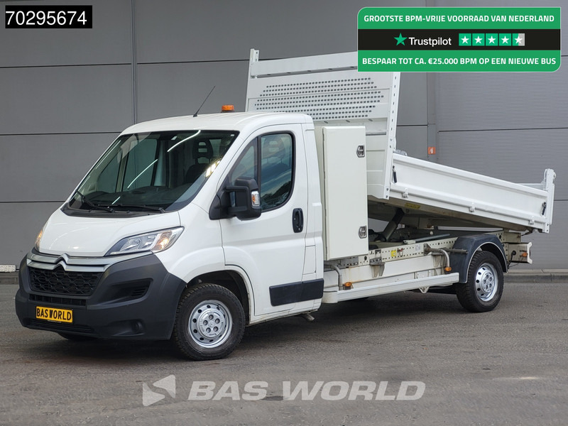 Citroën Jumper 110pk Kipper met Kist Trekhaak Euro6 Tipper Benne Kieper Trekhaak - Бус самосвал: снимка 1 Citroën Jumper 110pk Kipper met Kist Trekhaak Euro6 Tipper Benne Kieper Trekhaak - Бус самосвал: снимка 1