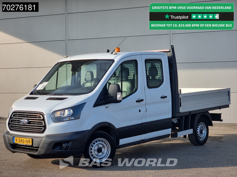 Ford Transit 105pk Open Laadbak Dubbel Cabine Euro6 Trekhaak Navi Airco Pritsche Pickup Open Box Airco Dubbel cabine Trekhaak - Бордови бус: снимка 1 Ford Transit 105pk Open Laadbak Dubbel Cabine Euro6 Trekhaak Navi Airco Pritsche Pickup Open Box Airco Dubbel cabine Trekhaak - Бордови бус: снимка 1