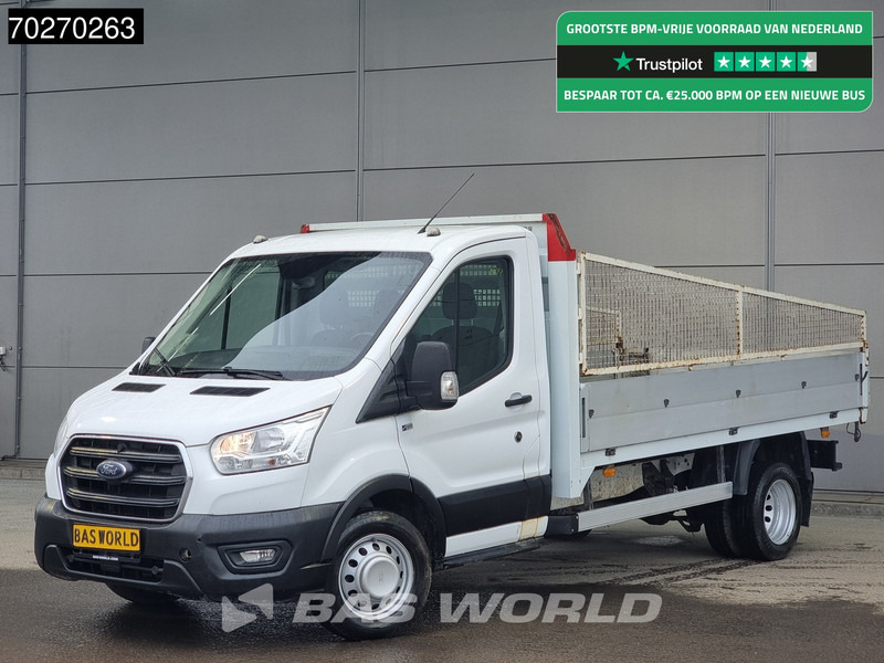 Ford Transit 130pk Open Laadbak Dubbellucht Trekhaak Airco Cruise Pritsche Pickup Airco Trekhaak Cruise control - Бордови бус: снимка 1 Ford Transit 130pk Open Laadbak Dubbellucht Trekhaak Airco Cruise Pritsche Pickup Airco Trekhaak Cruise control - Бордови бус: снимка 1