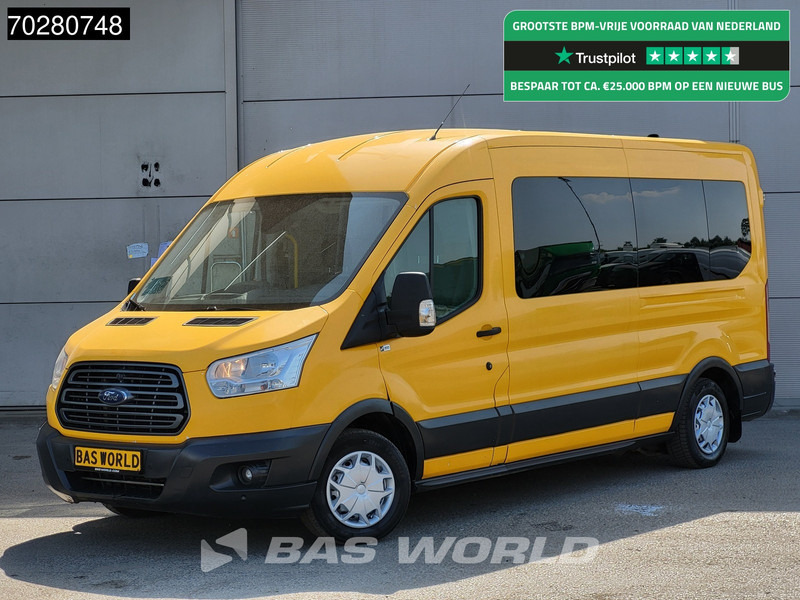 Ford Transit 130pk Personenvervoer Luchtvering Taxi L3H2 Ramp Airco Cruise Parkeersensoren Euro6 Kombi Tourer 11m3 Airco Cruise control - Микробус, Пътнически бус: снимка 1 Ford Transit 130pk Personenvervoer Luchtvering Taxi L3H2 Ramp Airco Cruise Parkeersensoren Euro6 Kombi Tourer 11m3 Airco Cruise control - Микробус, Пътнически бус: снимка 1