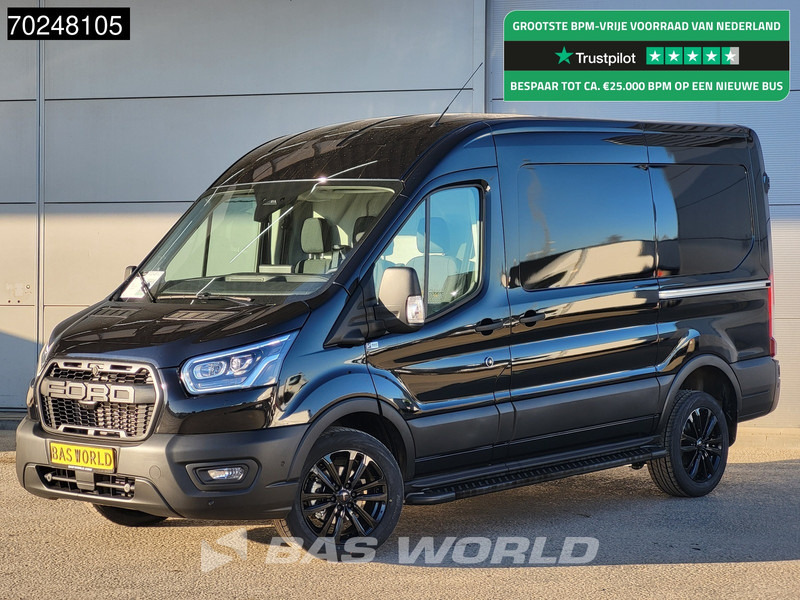 Ford Transit 165pk Automaat Limited Black Edition Dubbele schuifdeur L2H2 ACC 360camera Navi CarPlay Xenon Camera 10m3 Airco - Товарен бус: снимка 1 Ford Transit 165pk Automaat Limited Black Edition Dubbele schuifdeur L2H2 ACC 360camera Navi CarPlay Xenon Camera 10m3 Airco - Товарен бус: снимка 1