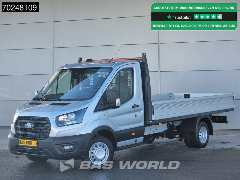 Ford Transit 165pk Open laadbak Dubbellucht Pritsche Trekhaak Airco Cruise Camera 3m3 Airco Trekhaak Cruise control - Бордови бус: снимка 1 Ford Transit 165pk Open laadbak Dubbellucht Pritsche Trekhaak Airco Cruise Camera 3m3 Airco Trekhaak Cruise control - Бордови бус: снимка 1