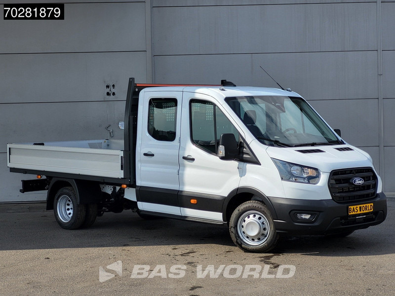 Ford Transit 170pk Automaat Dubbel Cabine 3500kg Trekhaak Open Laadbak Pritsche SYNC4 scherm CarPlay Camera Airco Trekhaak Cruise control - Бордови бус: снимка 3 Ford Transit 170pk Automaat Dubbel Cabine 3500kg Trekhaak Open Laadbak Pritsche SYNC4 scherm CarPlay Camera Airco Trekhaak Cruise control - Бордови бус: снимка 3