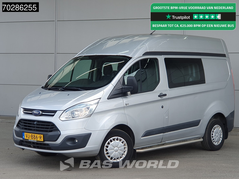 Ford Transit Custom 101PK Dubbel Cabine L1H2 Trekhaak Airco Cruise DC Doka Mixto 5m3 Airco Trekhaak Cruise control - Малък ван: снимка 1 Ford Transit Custom 101PK Dubbel Cabine L1H2 Trekhaak Airco Cruise DC Doka Mixto 5m3 Airco Trekhaak Cruise control - Малък ван: снимка 1