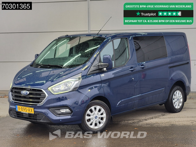 Ford Transit Custom 130PK Dubbel Cabine Automaat Limited 2x Schuifdeur L1H1 Trekhaak LED Xenon Airco Cruise Camera Parkeersensoren SYNC4 Display Eur - Малък ван: снимка 1 Ford Transit Custom 130PK Dubbel Cabine Automaat Limited 2x Schuifdeur L1H1 Trekhaak LED Xenon Airco Cruise Camera Parkeersensoren SYNC4 Display Eur - Малък ван: снимка 1