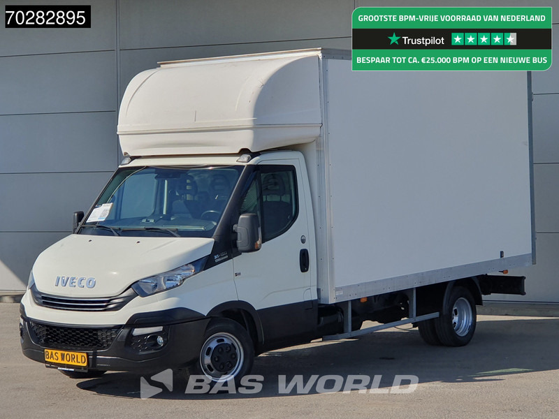 Iveco 35C16 Automaat Bakwagen Achterdeuren Airco Cruise Euro6 Meubelbak Koffer 20m3 Airco Cruise control - Лекотоварен автомобил фургон: снимка 1 Iveco 35C16 Automaat Bakwagen Achterdeuren Airco Cruise Euro6 Meubelbak Koffer 20m3 Airco Cruise control - Лекотоварен автомобил фургон: снимка 1