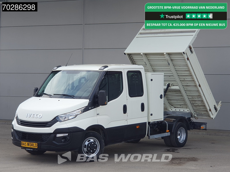Iveco Daily 35C12 Open Laadbak met Kist Dubbel Cabine Dubbellucht 3,5t Trekhaak Airco Cruise Euro6 Pritsche Pickup Open Box 2m3 Airco Trekha - Бордови бус: снимка 1 Iveco Daily 35C12 Open Laadbak met Kist Dubbel Cabine Dubbellucht 3,5t Trekhaak Airco Cruise Euro6 Pritsche Pickup Open Box 2m3 Airco Trekha - Бордови бус: снимка 1