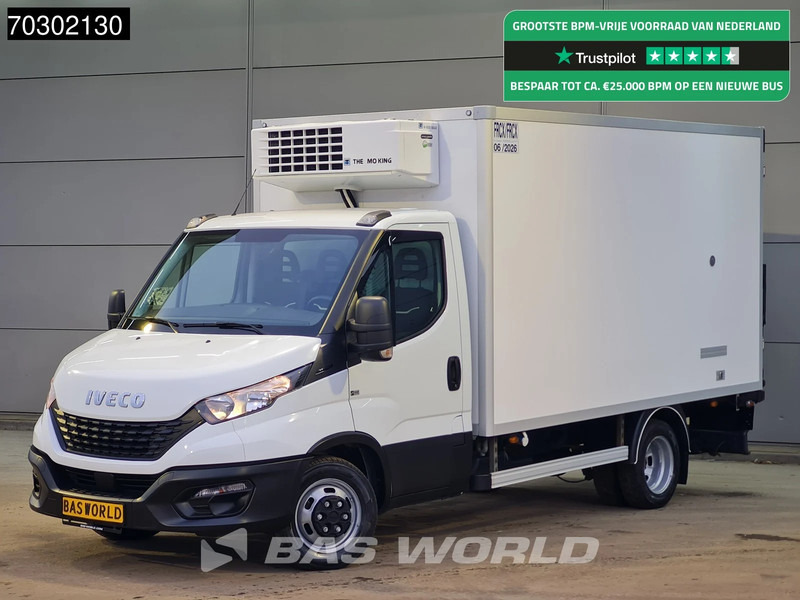 Iveco Daily 35C14 Bi-Temp Koelwagen Vriezer Zijdeur Achterdeuren Dubbellucht Thermo King V500 MAX 230v Stekker Euro6 Koel Koeler Koelwagen B - Хладилен бус: снимка 1 Iveco Daily 35C14 Bi-Temp Koelwagen Vriezer Zijdeur Achterdeuren Dubbellucht Thermo King V500 MAX 230v Stekker Euro6 Koel Koeler Koelwagen B - Хладилен бус: снимка 1