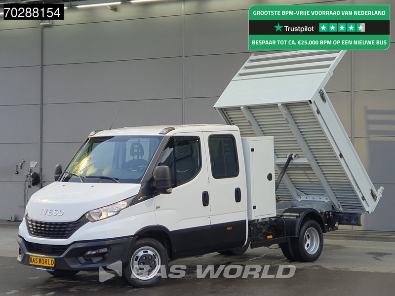 Iveco Daily 35C14 Kipper met Kist Dubbel Cabine Dubbellucht 3,5t Trekhaak Airco Cruise Euro6 Tipper Kieper Benne 2m3 Airco Trekhaak Cruise c - Бус самосвал: снимка 1 Iveco Daily 35C14 Kipper met Kist Dubbel Cabine Dubbellucht 3,5t Trekhaak Airco Cruise Euro6 Tipper Kieper Benne 2m3 Airco Trekhaak Cruise c - Бус самосвал: снимка 1