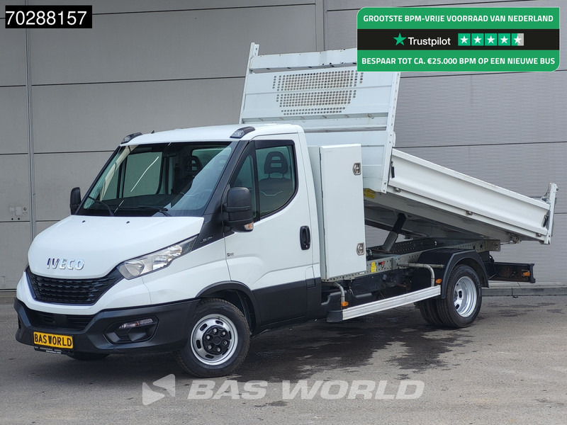 Iveco Daily 35C14 Kipper met Kist Dubbellucht 3,5t Trekhaak Airco Cruise Euro6 Tipper Benne Kieper 2m3 Airco Trekhaak Cruise control - Бус самосвал: снимка 1 Iveco Daily 35C14 Kipper met Kist Dubbellucht 3,5t Trekhaak Airco Cruise Euro6 Tipper Benne Kieper 2m3 Airco Trekhaak Cruise control - Бус самосвал: снимка 1