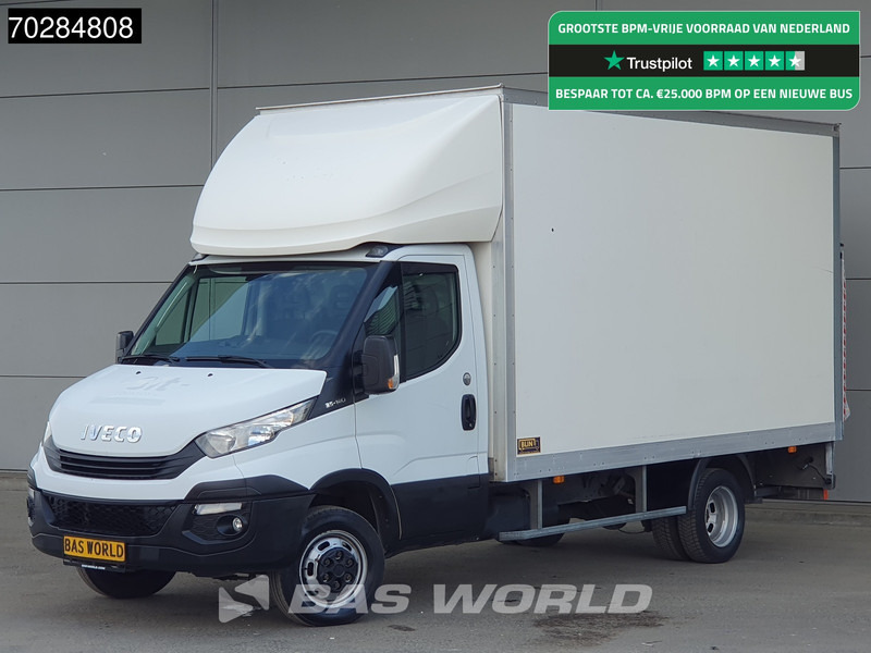 Iveco Daily 35C14 Laadklep Dubbellucht Bakwagen Airco Cruise Euro6 Meubelbak Koffer 21m3 Airco Cruise control - Лекотоварен автомобил фургон: снимка 1 Iveco Daily 35C14 Laadklep Dubbellucht Bakwagen Airco Cruise Euro6 Meubelbak Koffer 21m3 Airco Cruise control - Лекотоварен автомобил фургон: снимка 1