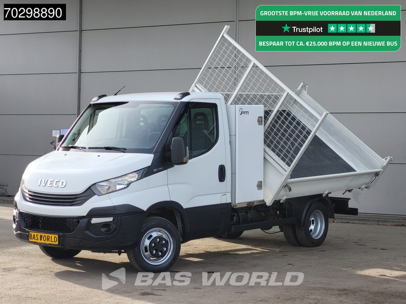 Iveco Daily 35C15 3.0L Kipper met Kist Dubbellucht 3,5t Trekhaak 150PK Airco Euro6 Tipper Benne Kieper Airco Trekhaak Cruise control - Бус самосвал: снимка 1 Iveco Daily 35C15 3.0L Kipper met Kist Dubbellucht 3,5t Trekhaak 150PK Airco Euro6 Tipper Benne Kieper Airco Trekhaak Cruise control - Бус самосвал: снимка 1