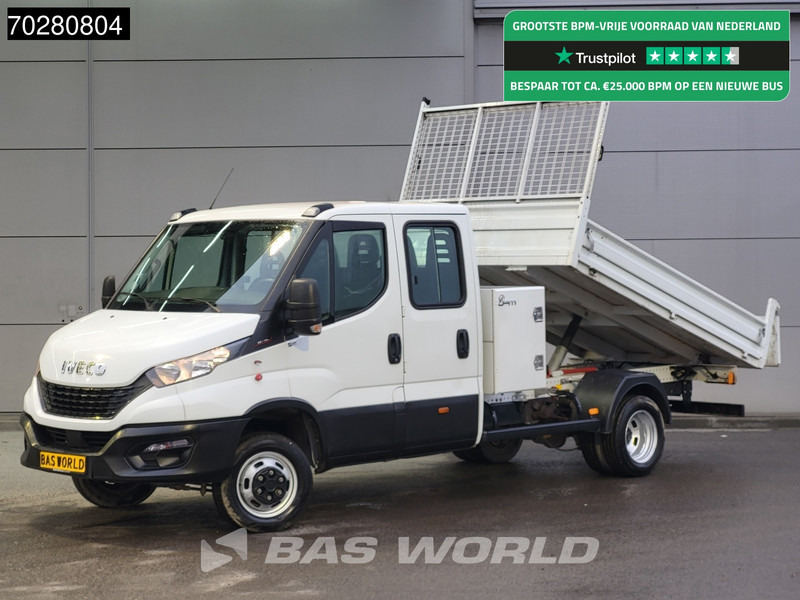 Iveco Daily 35C16 3.0L Kipper Dubbel Cabine met Kist 3,5t trekhaak Dubbellucht Navi Airco Cruise Tipper Benne Kieper Airco Dubbel cabine Tre - Бус самосвал: снимка 1 Iveco Daily 35C16 3.0L Kipper Dubbel Cabine met Kist 3,5t trekhaak Dubbellucht Navi Airco Cruise Tipper Benne Kieper Airco Dubbel cabine Tre - Бус самосвал: снимка 1