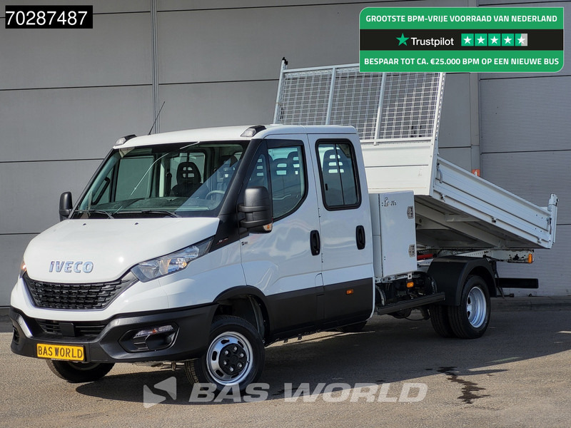 Iveco Daily 35C16 3.0L Kipper met Kist Dubbel Cabine 3,5t Trekhaak Navi Airco Cruise Camera Euro6 Kieper Tipper Benne 2m3 Airco Cruise contr - Бус самосвал: снимка 1 Iveco Daily 35C16 3.0L Kipper met Kist Dubbel Cabine 3,5t Trekhaak Navi Airco Cruise Camera Euro6 Kieper Tipper Benne 2m3 Airco Cruise contr - Бус самосвал: снимка 1
