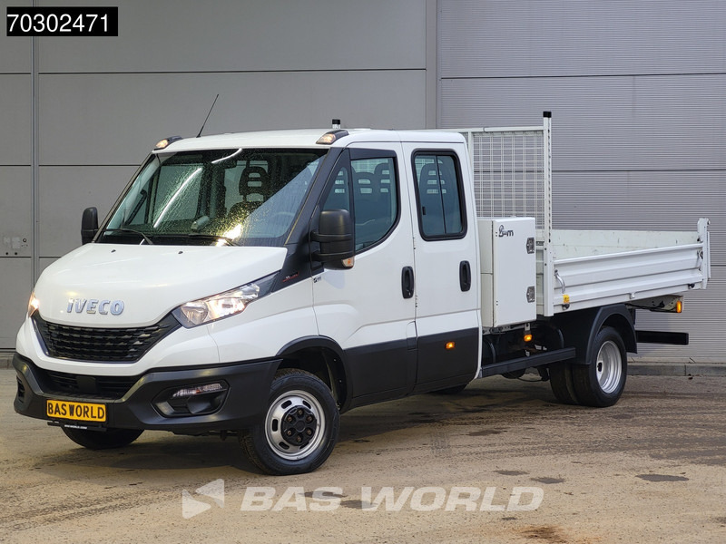 Iveco Daily 35C16 3.0L Kipper met Kist Dubbel Cabine Dubbellucht 3,5t Trekhaak 160PK Airco Cruise Euro6 Tipper Benne Kieper Airco Trekhaak C - Бус самосвал: снимка 3 Iveco Daily 35C16 3.0L Kipper met Kist Dubbel Cabine Dubbellucht 3,5t Trekhaak 160PK Airco Cruise Euro6 Tipper Benne Kieper Airco Trekhaak C - Бус самосвал: снимка 3